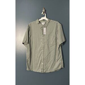 NWT Men's Comfort Wear Short Sleeve Shirt - Goodfellow & Co Sage Green XL